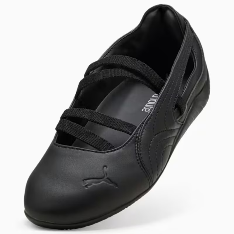406144-01 Puma Speedcat Ballet Leather PUMA Black (Women's)