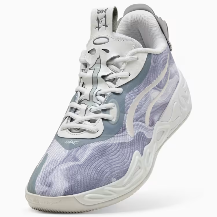 312174-03 Puma MB04 Lo Team Feather Gray Cool Mid Gray Cool Dark Gray (Men's)