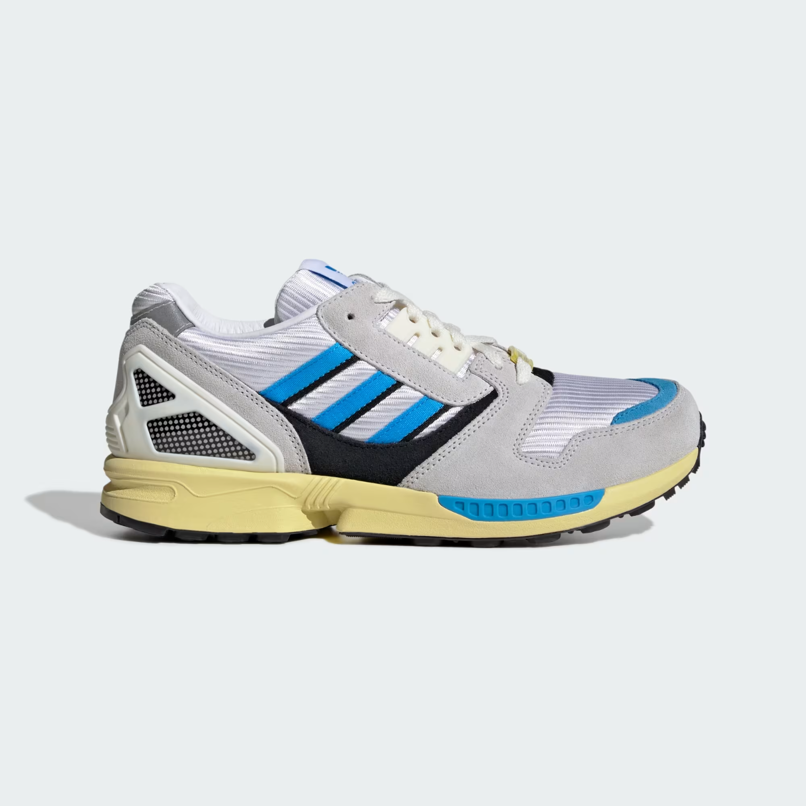JR4609 adidas ZX 8000 MIG "Cloud White/Lucid Aquamarine/Powder Yellow" (Men's)