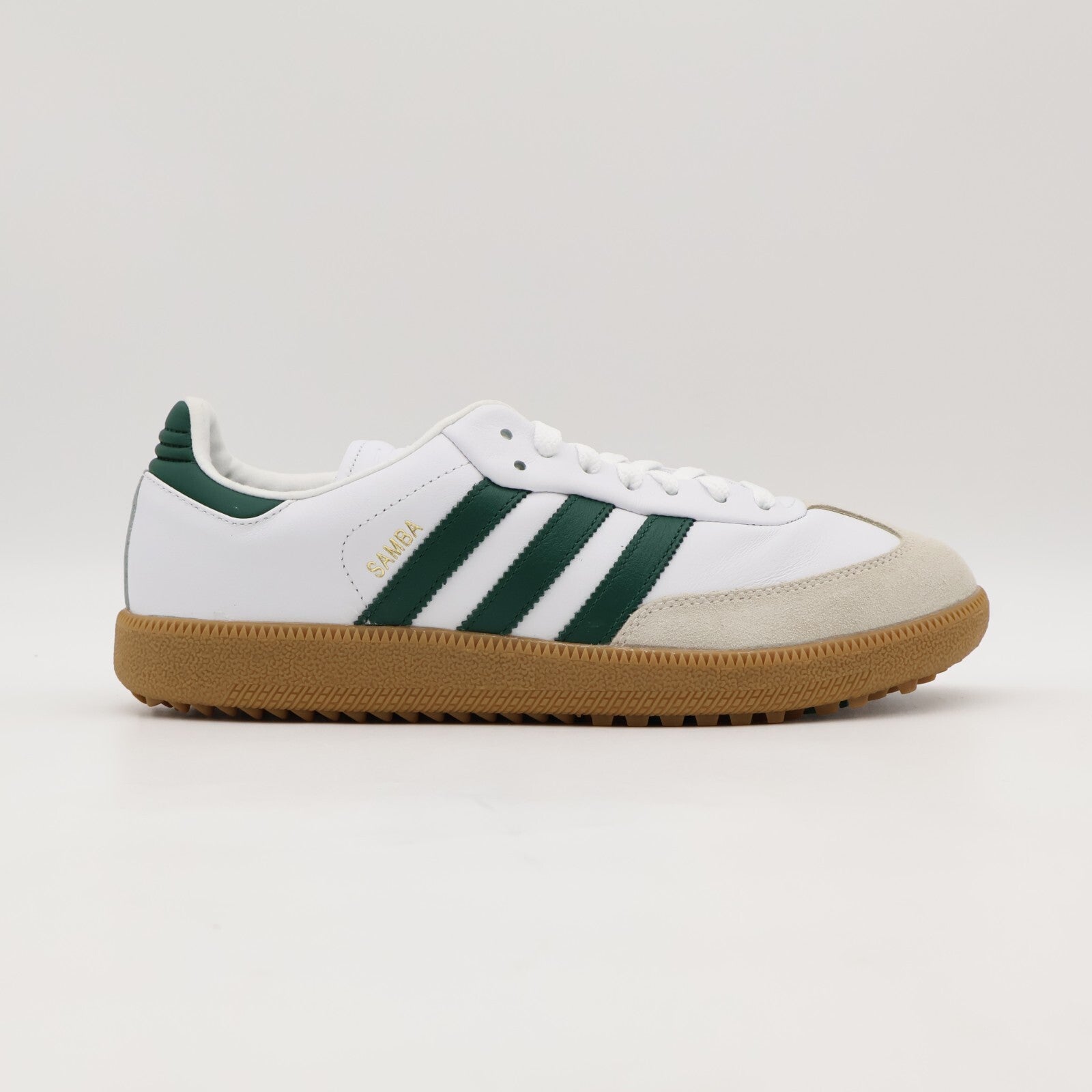 JH6151 adidas Samba Spikeless Golf Cloud White Collegiate Green Gum (Men's)