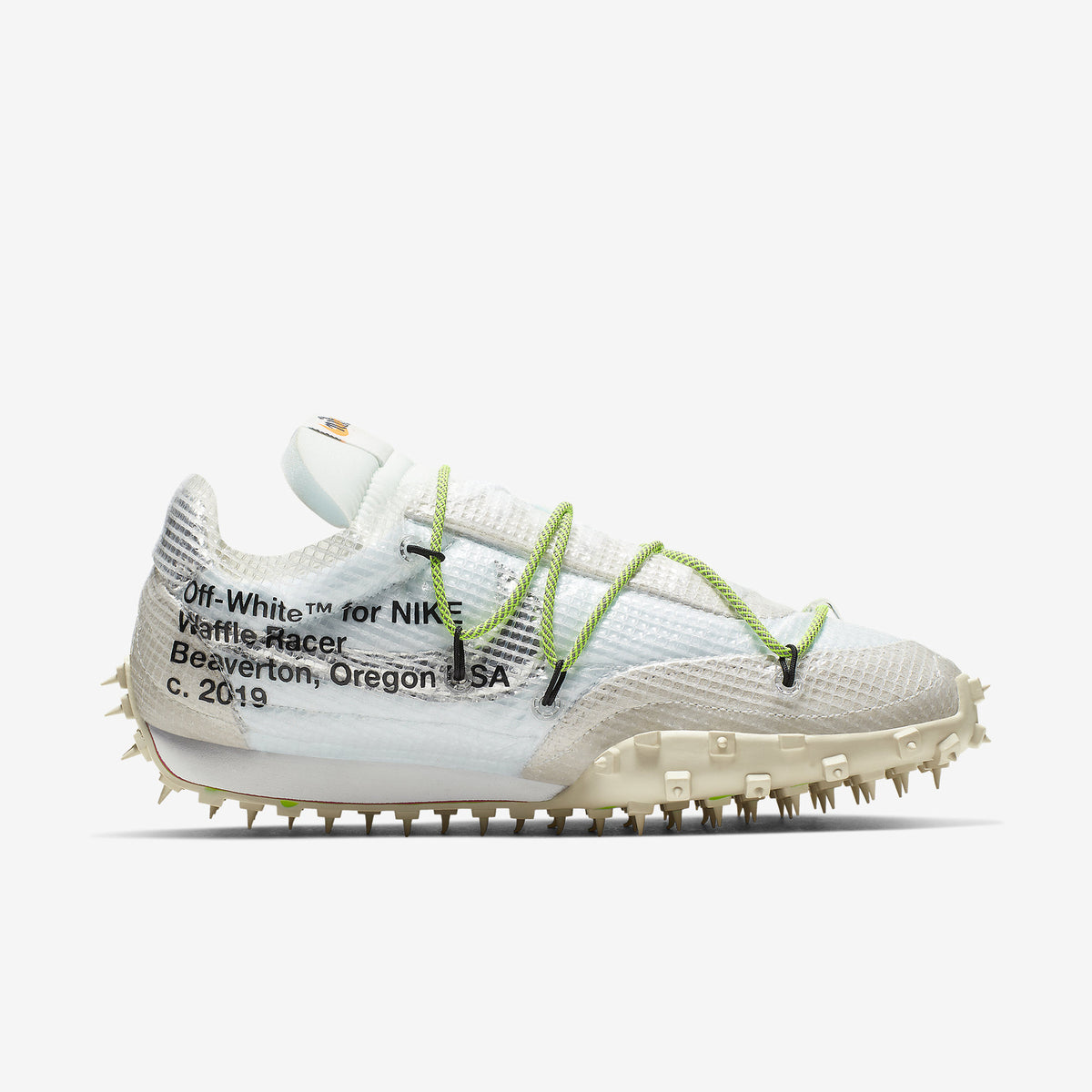 CD8180-100 Off-White Ã Nike Waffle Racer White (Women's)