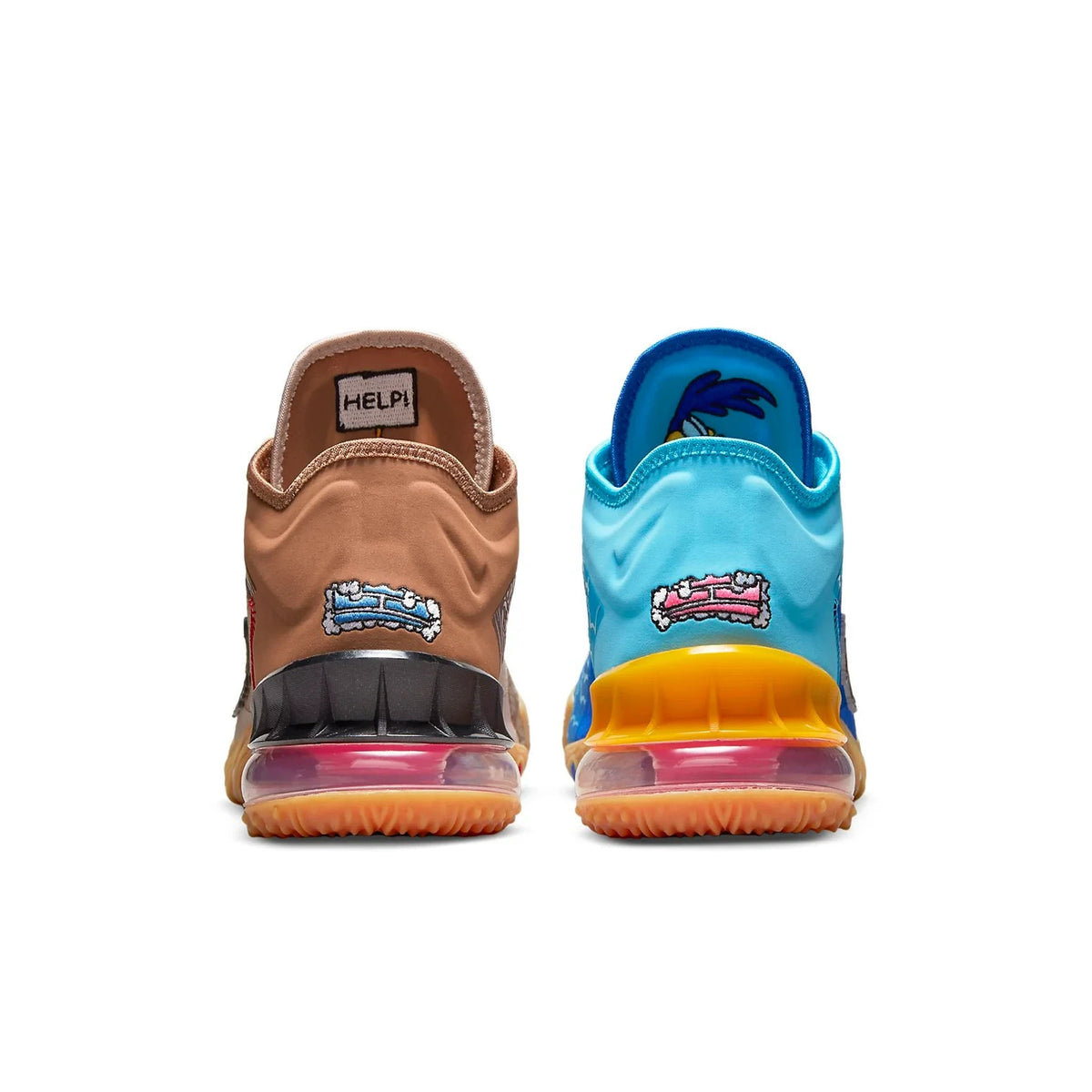 CV7562-401 SPACE PLAYERS Ã NIKE LEBRON 18 LOW "WILE E. Ã ROADRUNNER" (Men's)