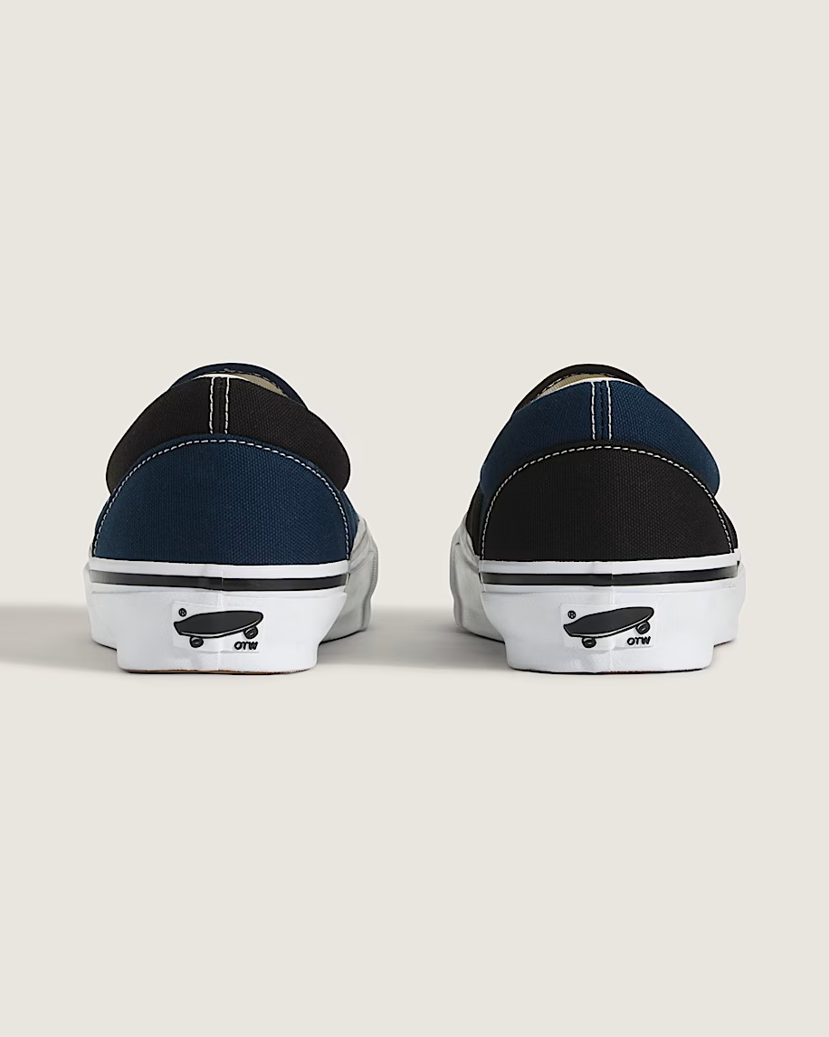VN000EBPY61 Engineered Garments OTW by Vans Classic Slip-On 98 Black Blue(Men's)