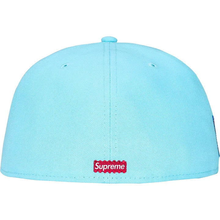 Supreme Swarovski S Logo New Era Light Blue