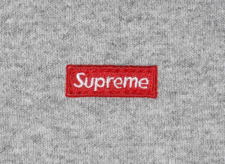 Supreme Small Box Crewneck Heather Grey