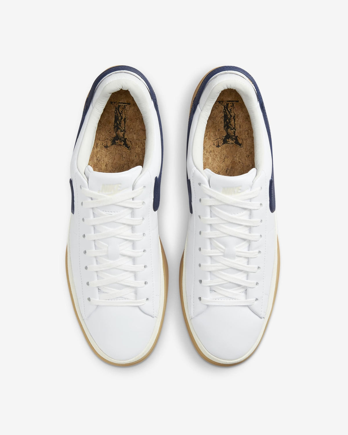 HF3119-102 Nike Blazer Phantom Low White Summit White Gum Yellow Midnight (Men's