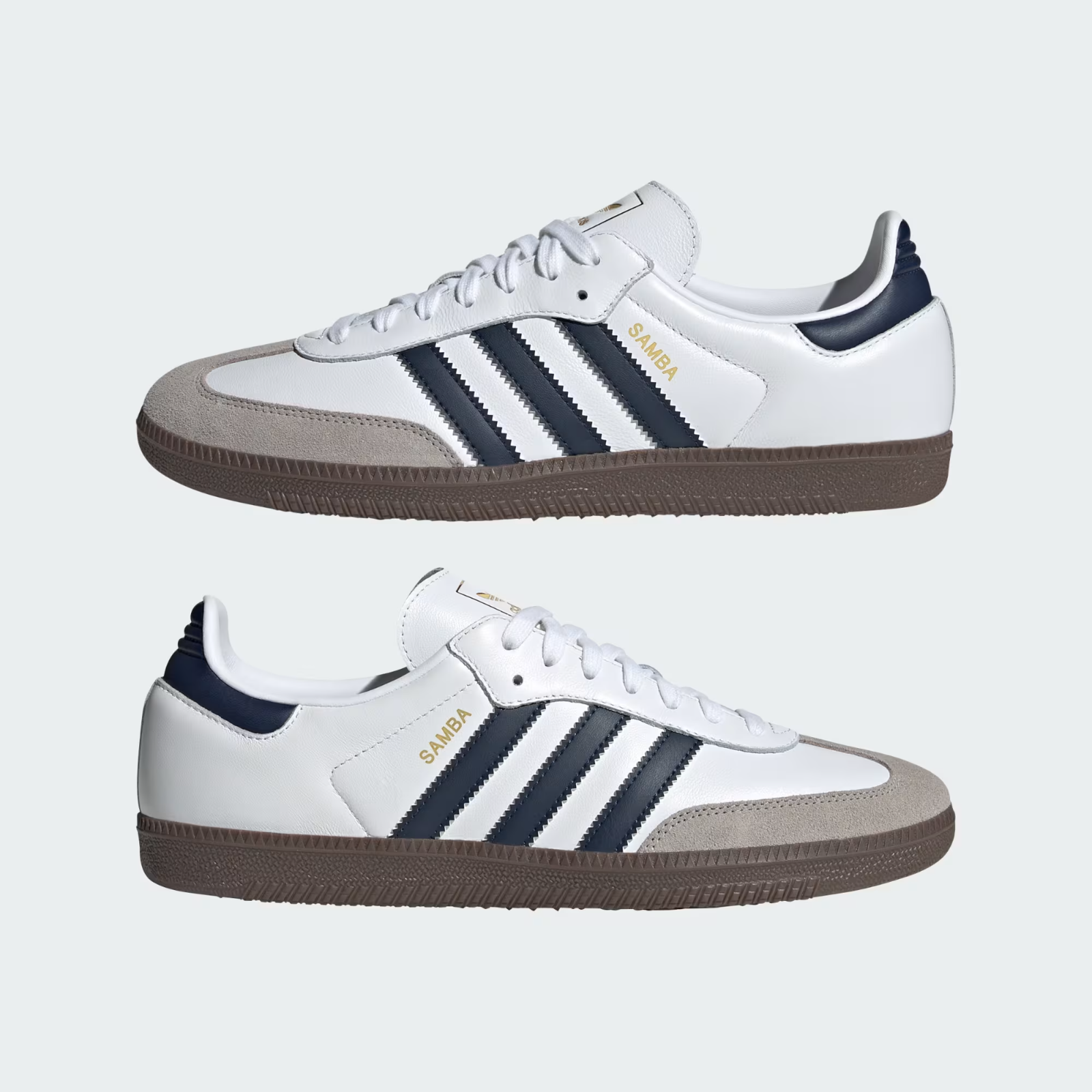 JH8795 adidas Originals Samba OG Cloud White Night Indigo Clear Granite (Men's)