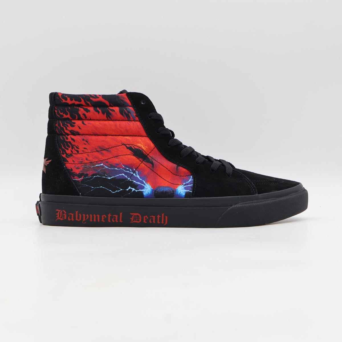 703001-0001 BABYMETAL Vans Sk8-Hi Black Red (V38CF BABYMETAL) (Men's)