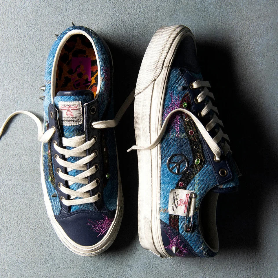 VN000E8VBIP Harris Tweed Ã Vans Premium Old Skool 36 "Tweed Navy Blue" (Men's)