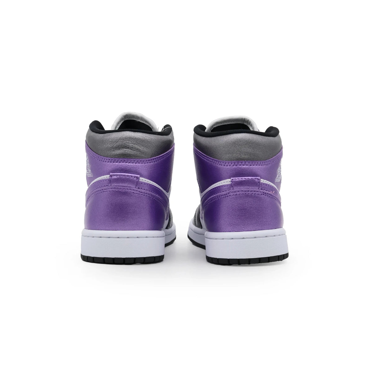 HJ5911-105 Nike Women's Air Jordan 1 Mid Metallic Purple (Women's)