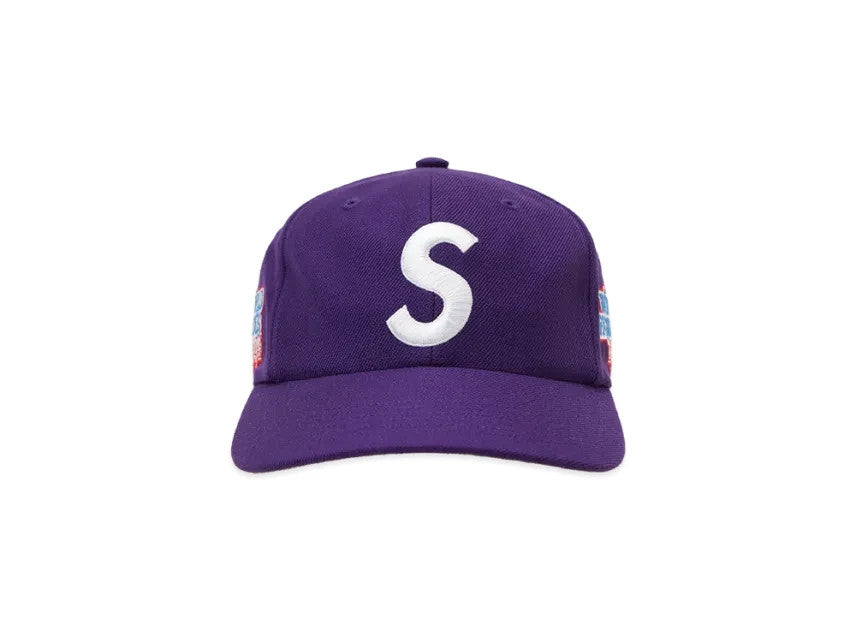 Supreme World Famous S Logo 6-Panel (26SS) "Purple"