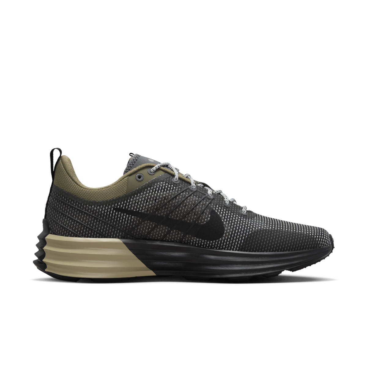 FZ8116-201 Nike Lunar Roam Black and Medium Olive (Men's)