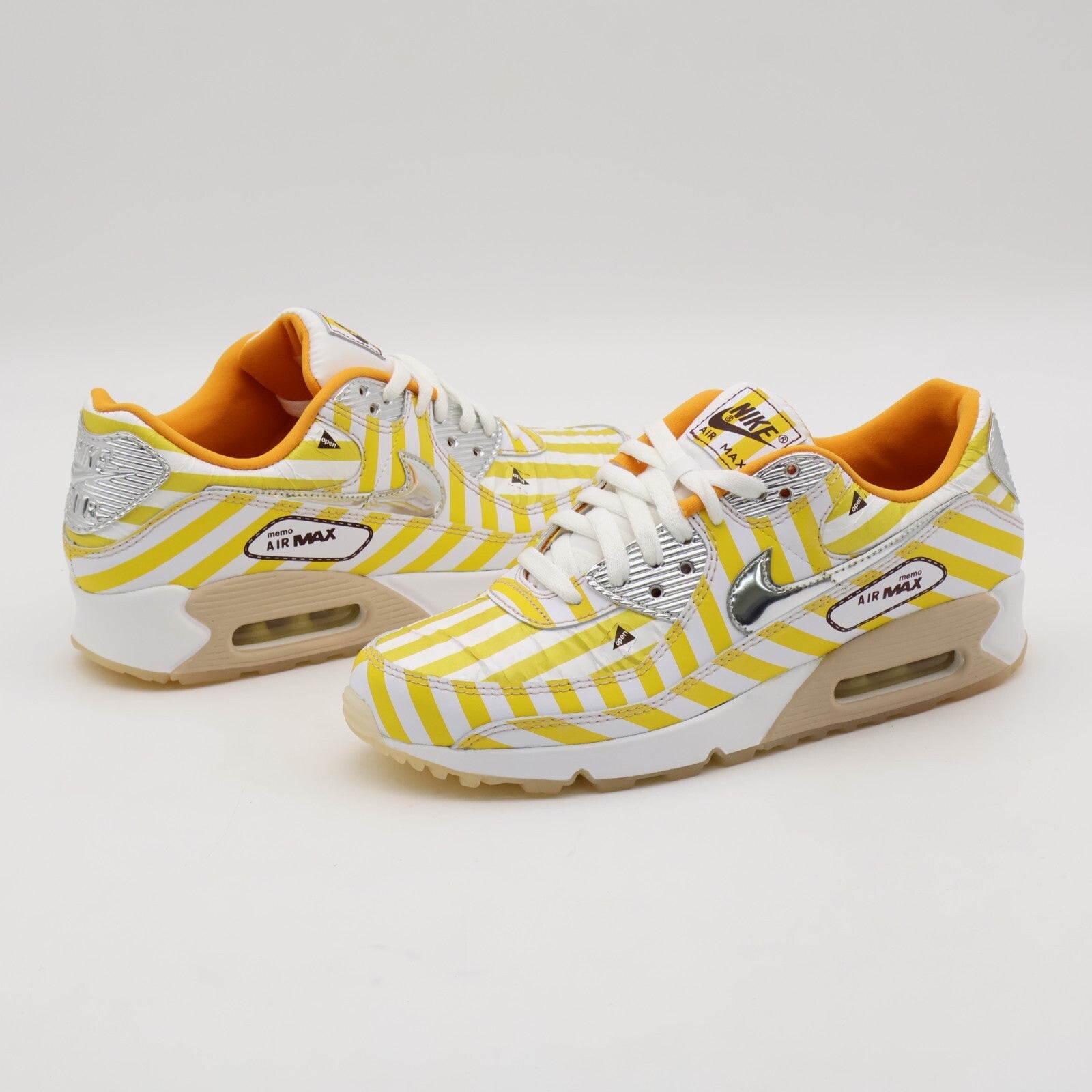 DD5481-735 Nike Air Max 90 Fried Chicken Speed Yellow Shimmer White (Men's)