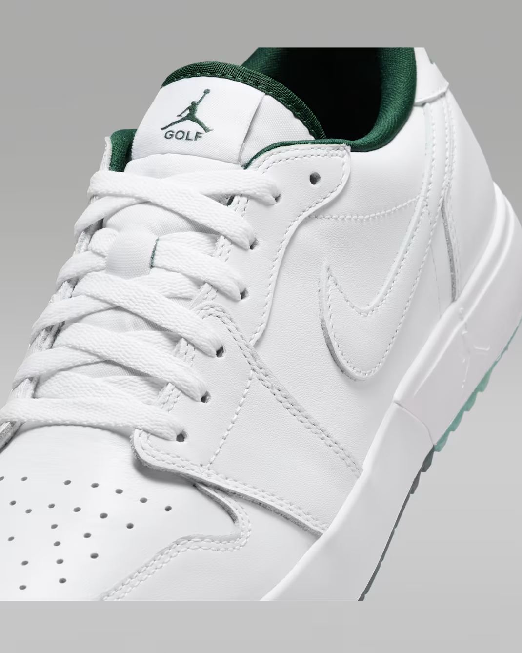 IQ3417-100 Nike Air Jordan 1 Low Golf Spike White Fir (Men's)