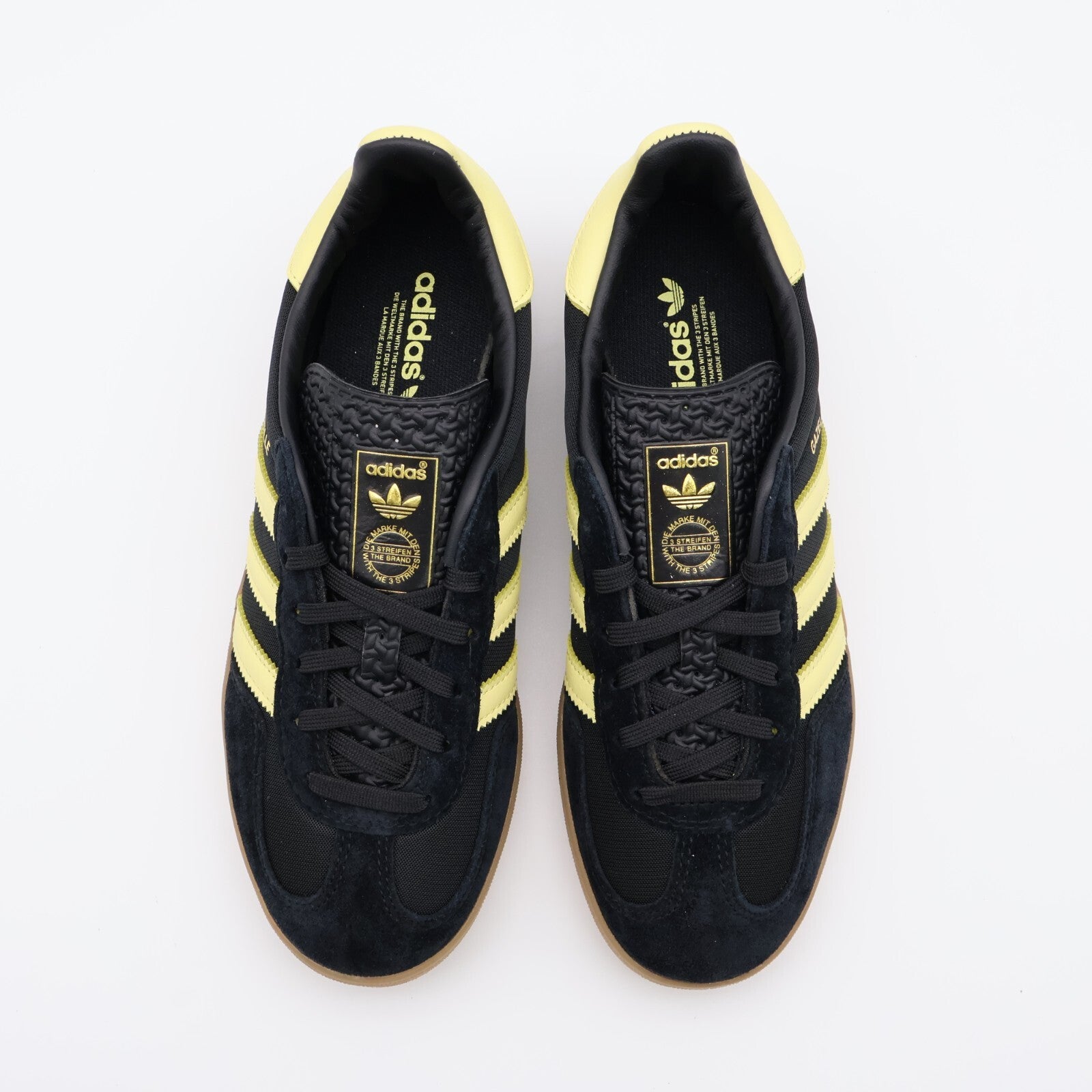 IG4999 adidas Originals Gazelle Indoor Core Black Almost Yellow Gum (Men's)