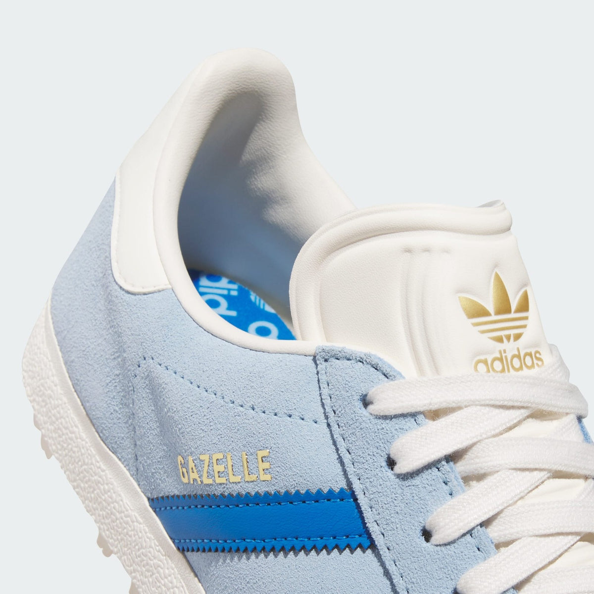 JQ7756 adidas Originals  Gazelle Spikeless Golf Clear Sky Blue Bird (Women's)