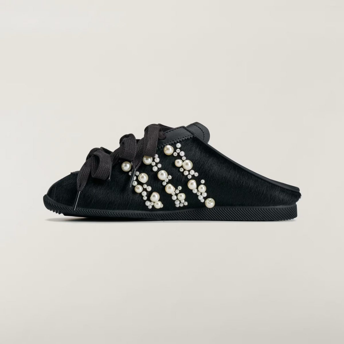 KH7275 Simone Rocha Ã adidas Japan Slip-On Pony Hair "Core Black" (Women's)