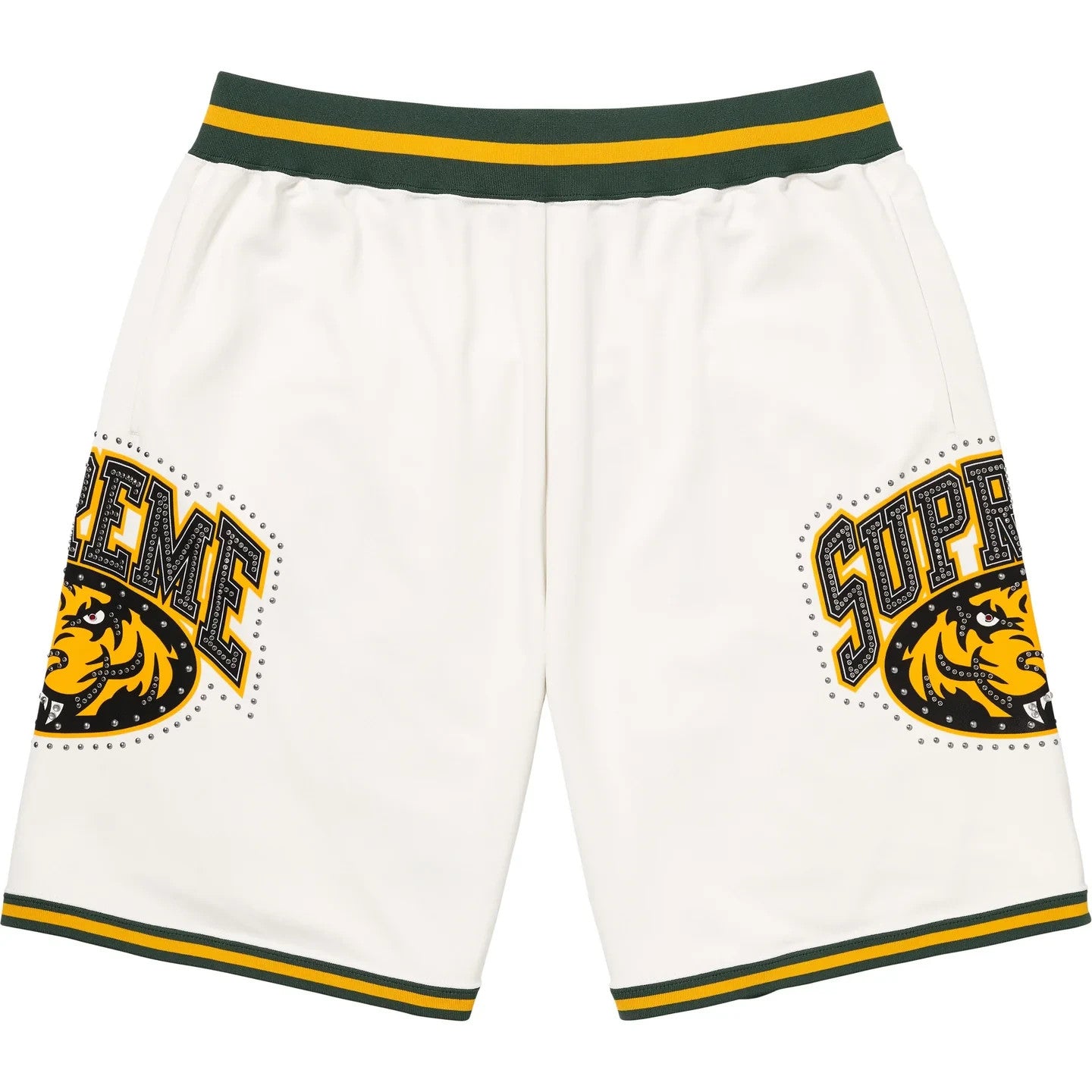 Supreme Studded Basketball Short White