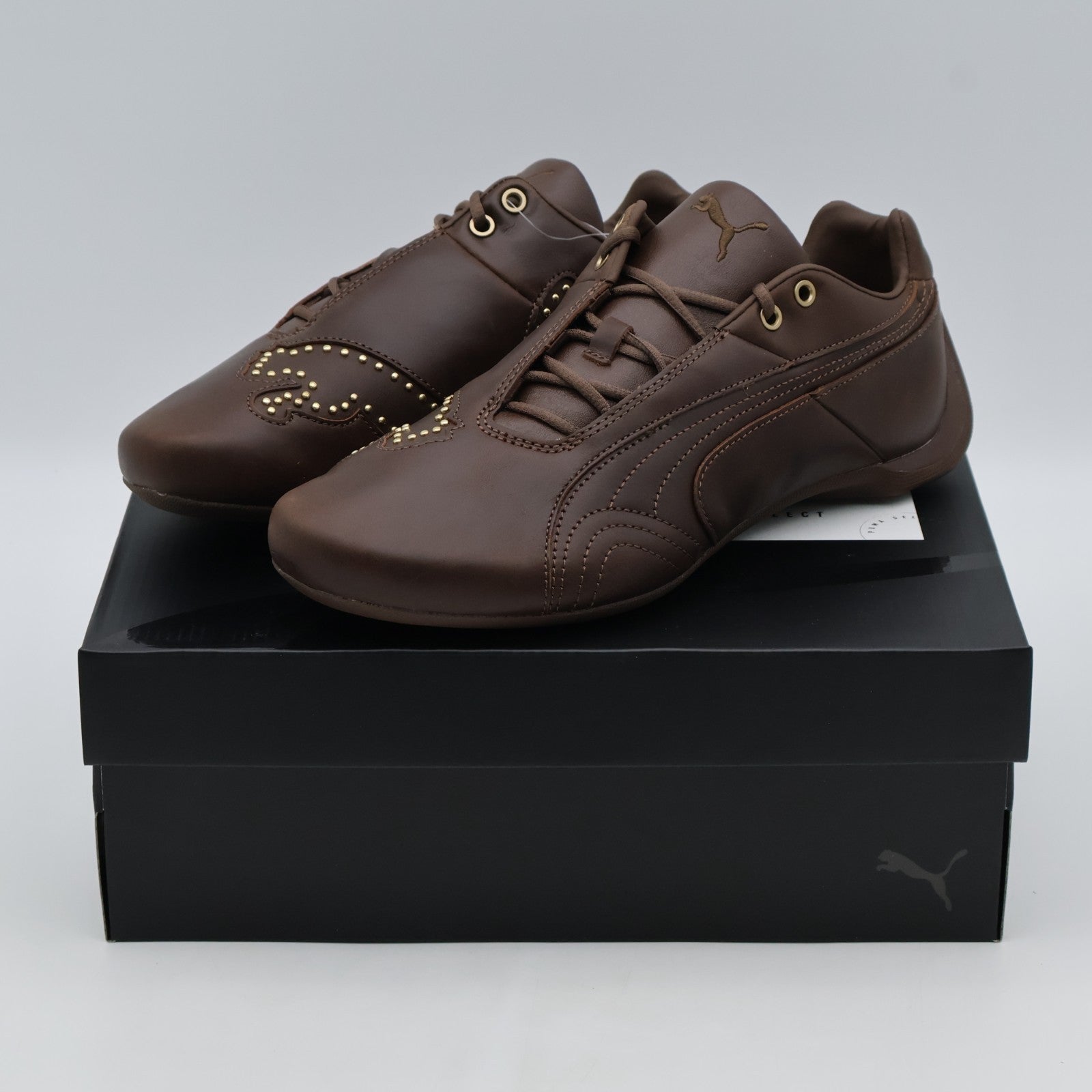 405962-01 Puma Future Cat Studs Espresso Brown Gold (Men's)