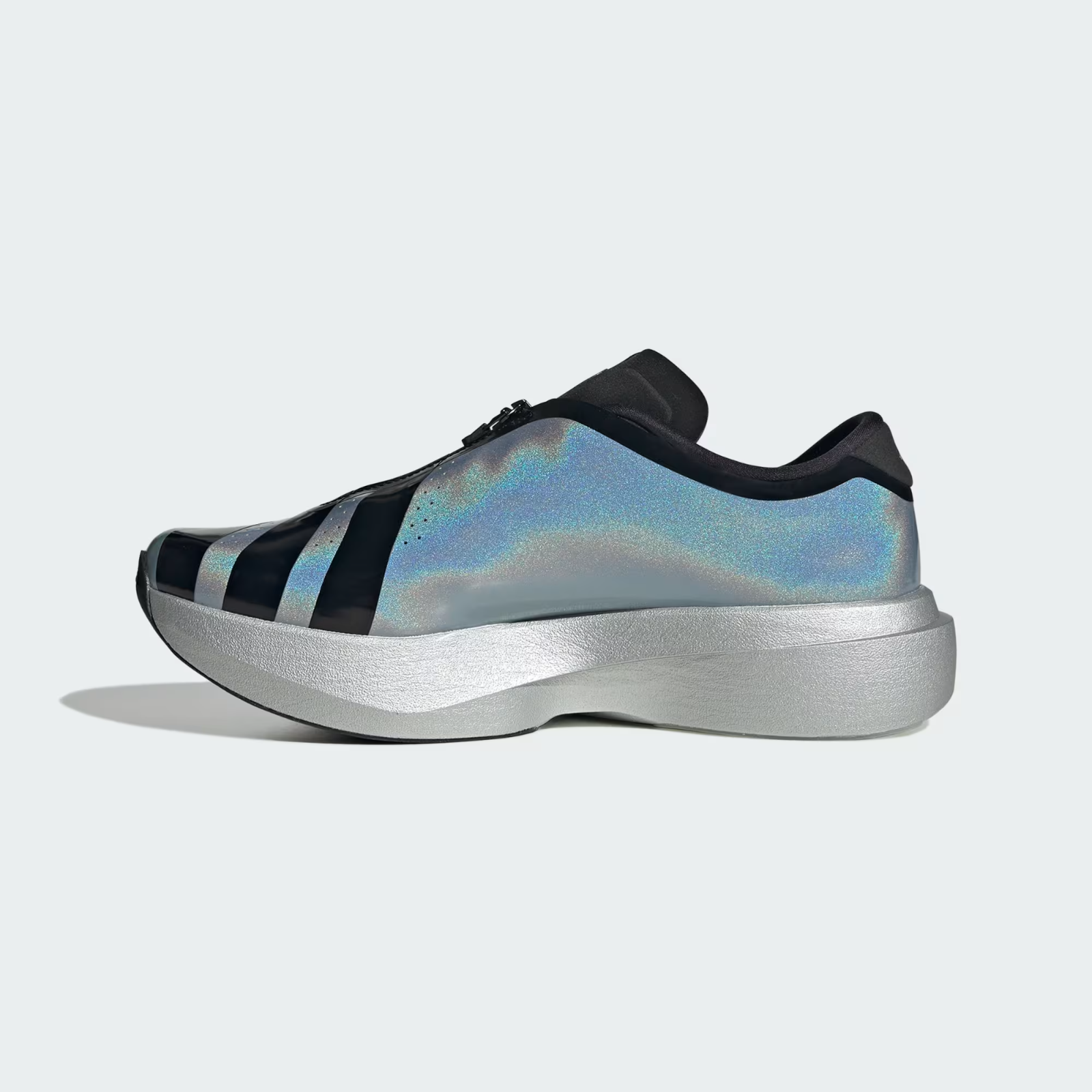 KH7787 adidas Adizero Evo SL Zip Silver Metallic/Core Black/Halo Silver (Men's)