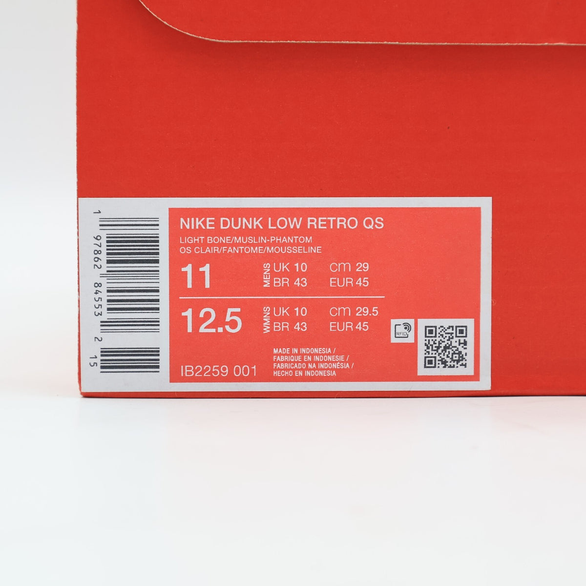 IB2259-001 Nike Dunk Low Retro QS City Pack Tokyo Japan Exclusive (Men's)