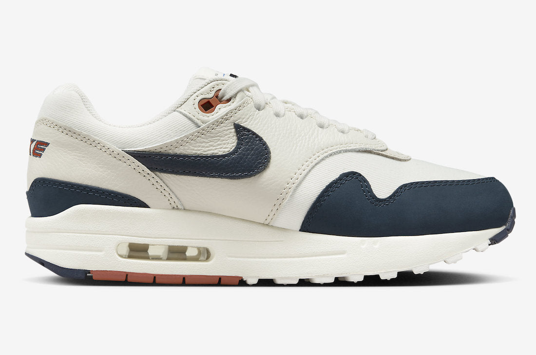 FD2370-110 Nike Air Max 1 LX Obsidian and Light Orewood Brown (Women's)