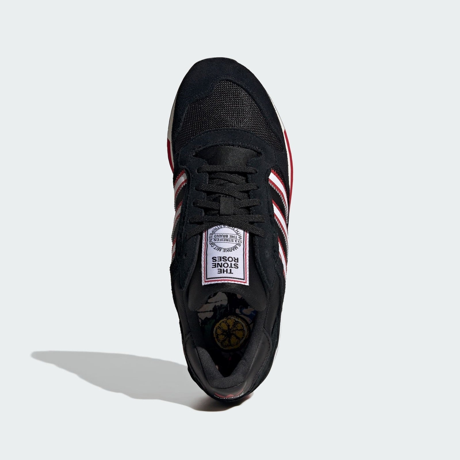 KJ2214 The Stone Roses adidas ZX 600 MUFC Core Black (Men's)