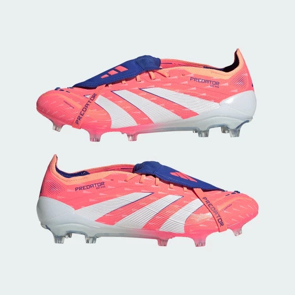 JI1093 adidas Predator Elite Fold-Over Tongue FG Signal Coral Cloud White (Men's