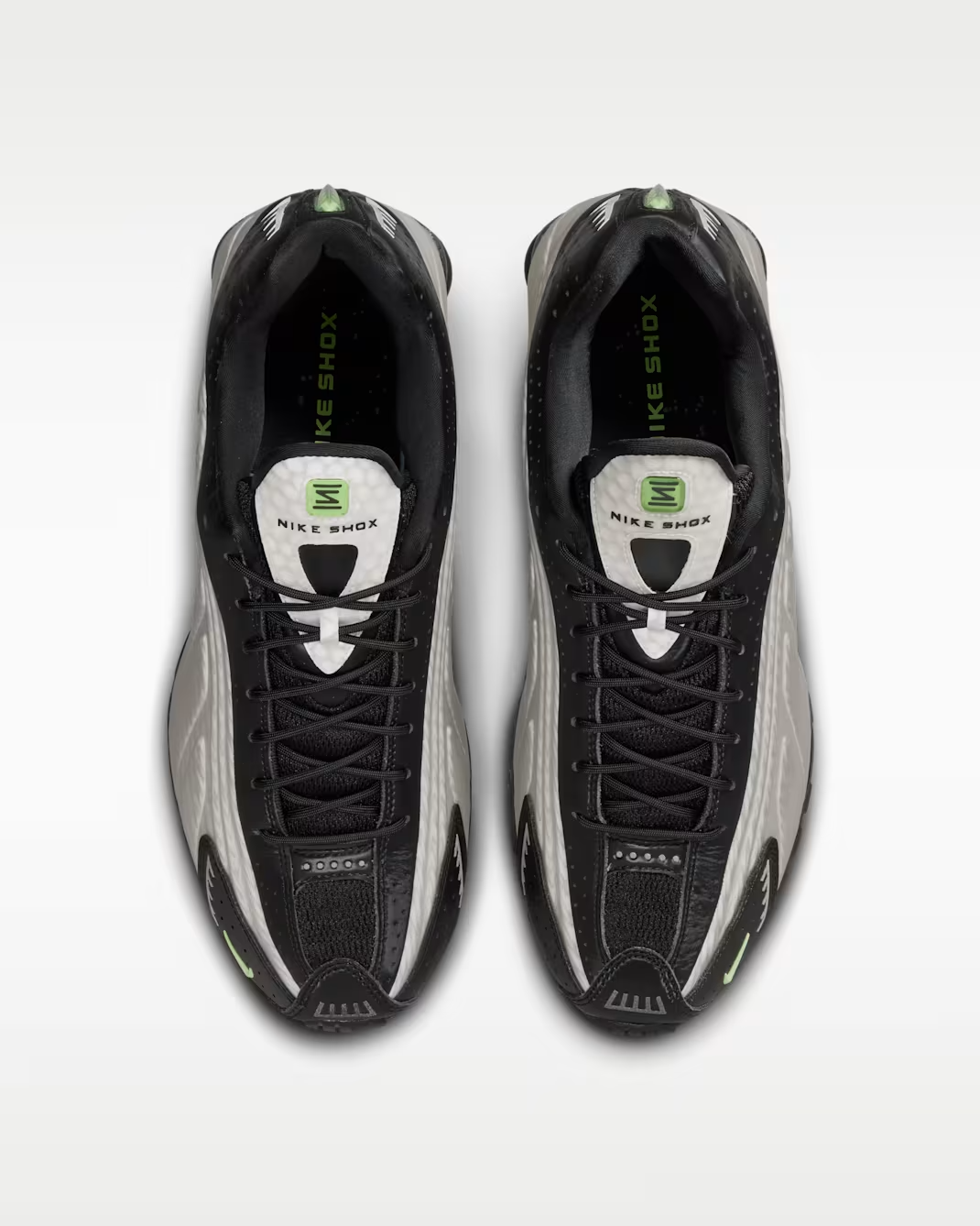 IR1946-001 Nike Shox R4 SP "Black and Lime Glow" (Men's)