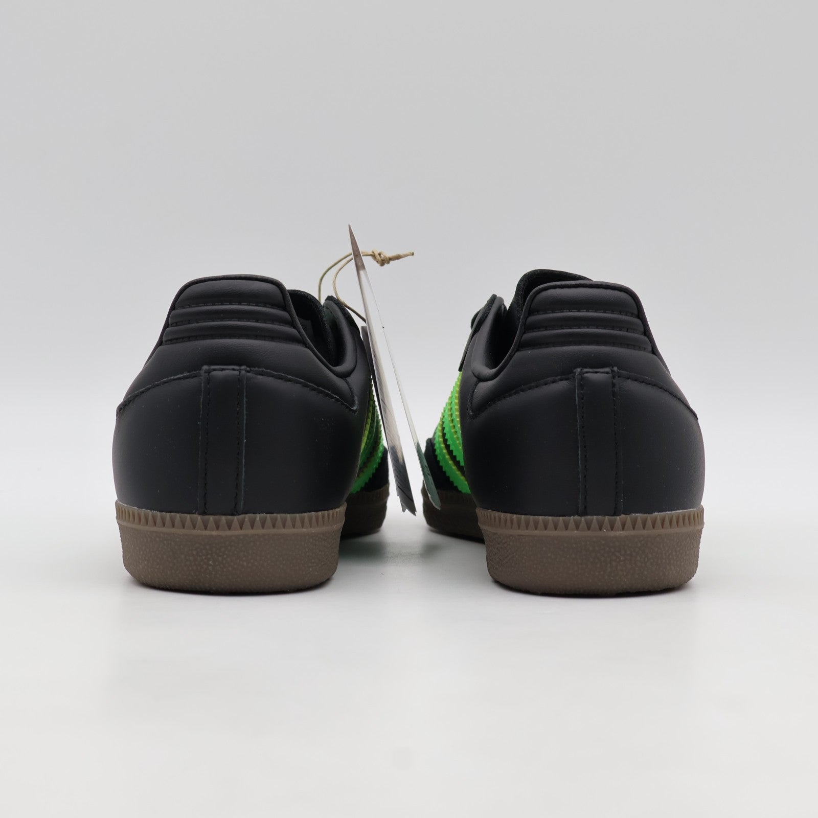 JR0911 adidas Originals Samba OG Core Black Screaming Green Gum (Men's)