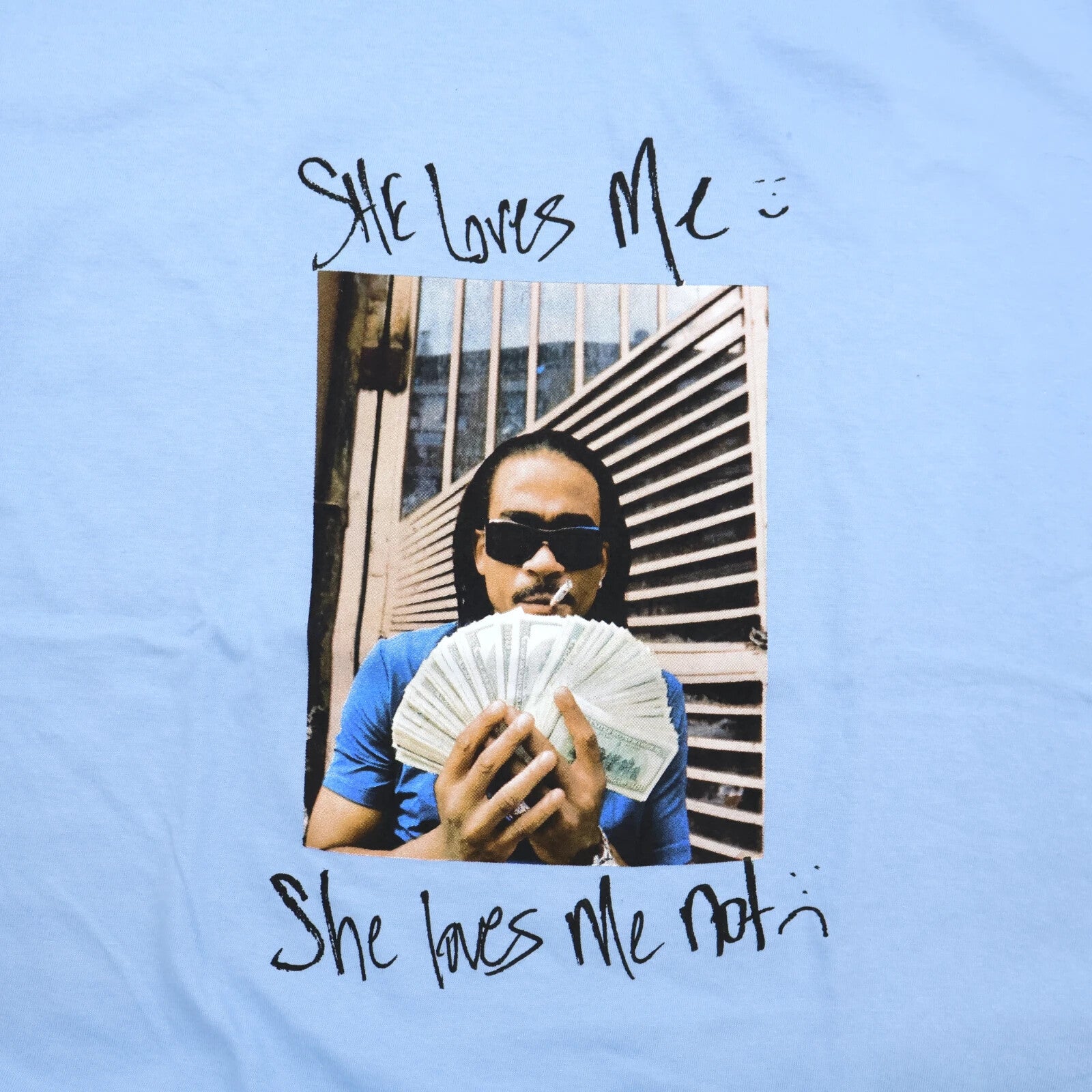 Supreme Max B Tee Powder Blue