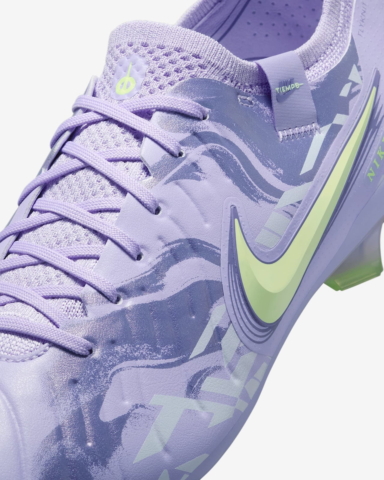 HF1592-500 Nike United Tiempo Legend 10 Elite Purple Agate Barely Volt (Men's)
