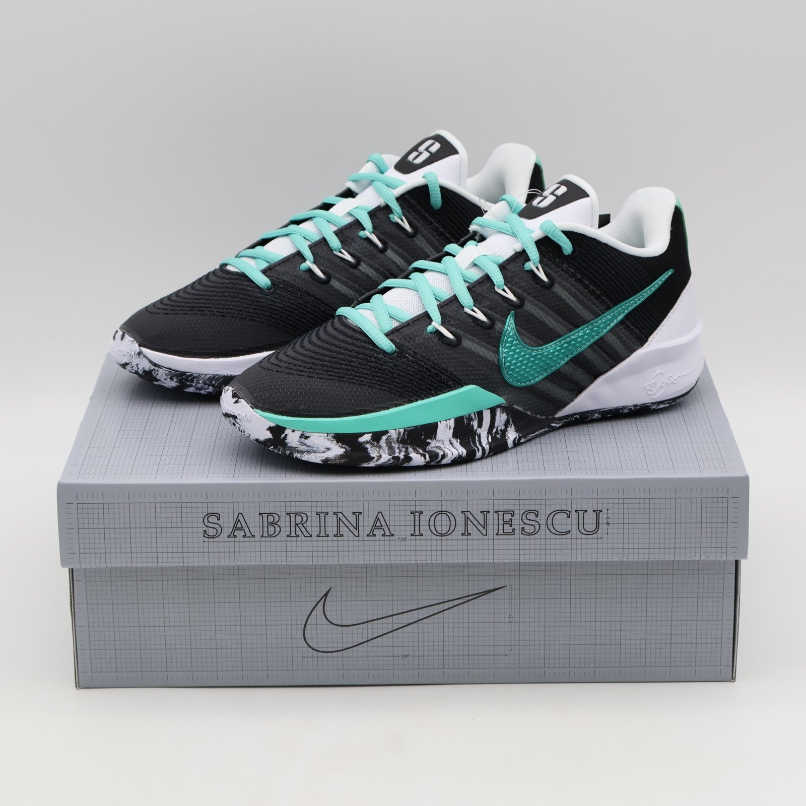 HF2882-303  Nike Sabrina 3 Mint White Black (Women's)
