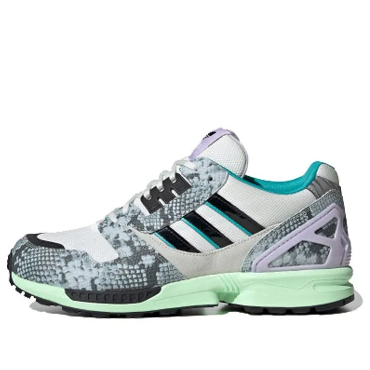 FW2152 adidas ZX 8000 "White/Core Black/Hi-Res Aqua" (Men's)