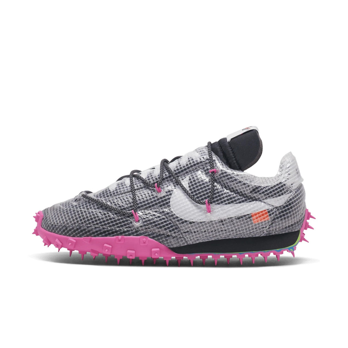 CD8180-001 Off-WhiteÃNike Waffle Racer Vivid Black (Women's)