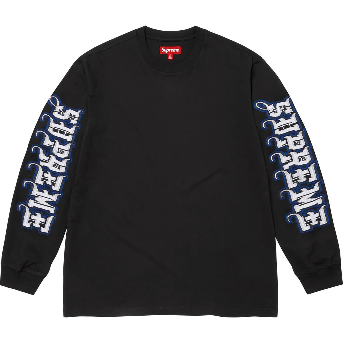 Supreme Intarsia Sleeve L/S Top Black
