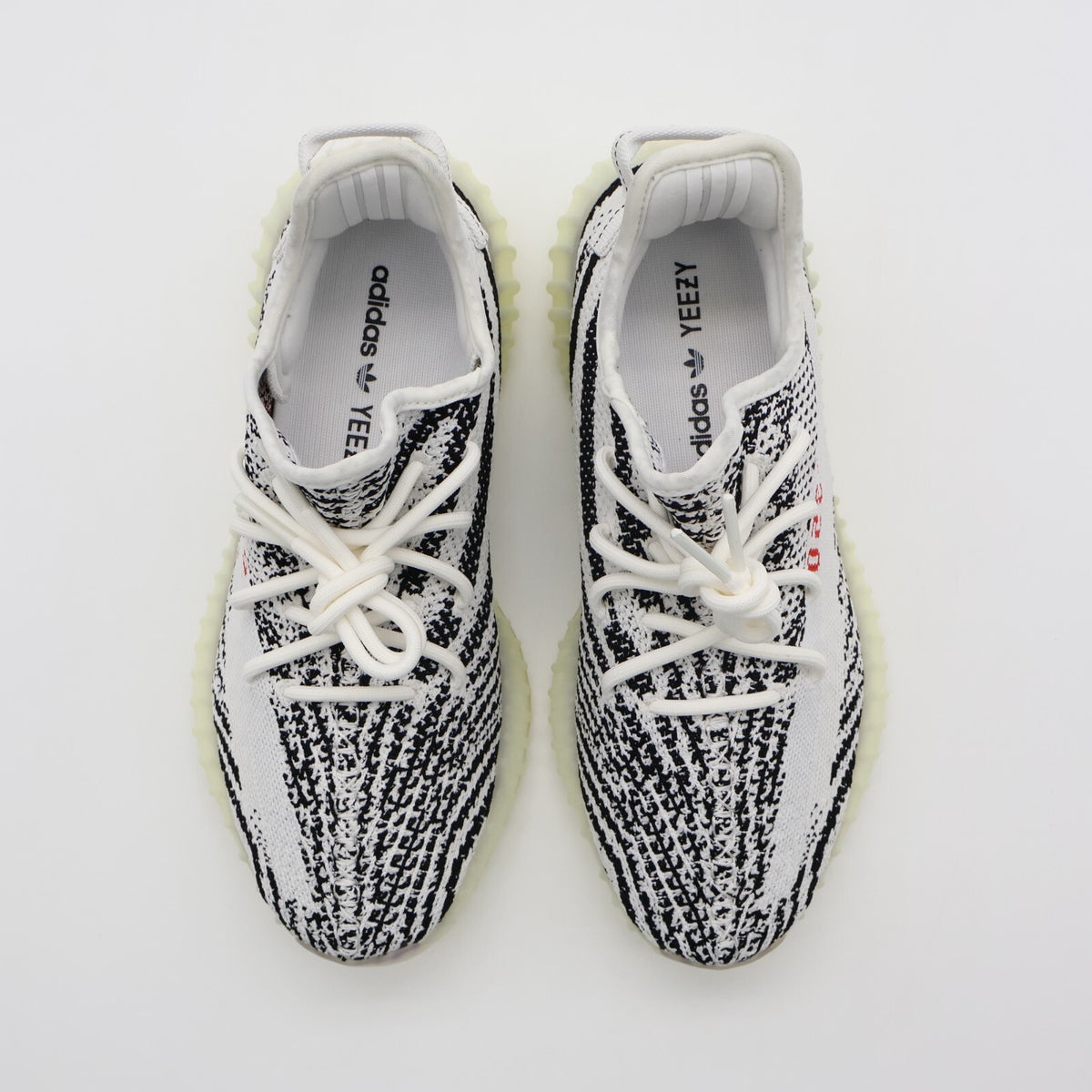 CP9654 adidas Yeezy Boost 350 V2 Zebra White Black Red (Men's)