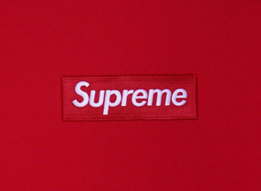 Supreme Box Logo Hooded Sweatshirt Red (23FW)