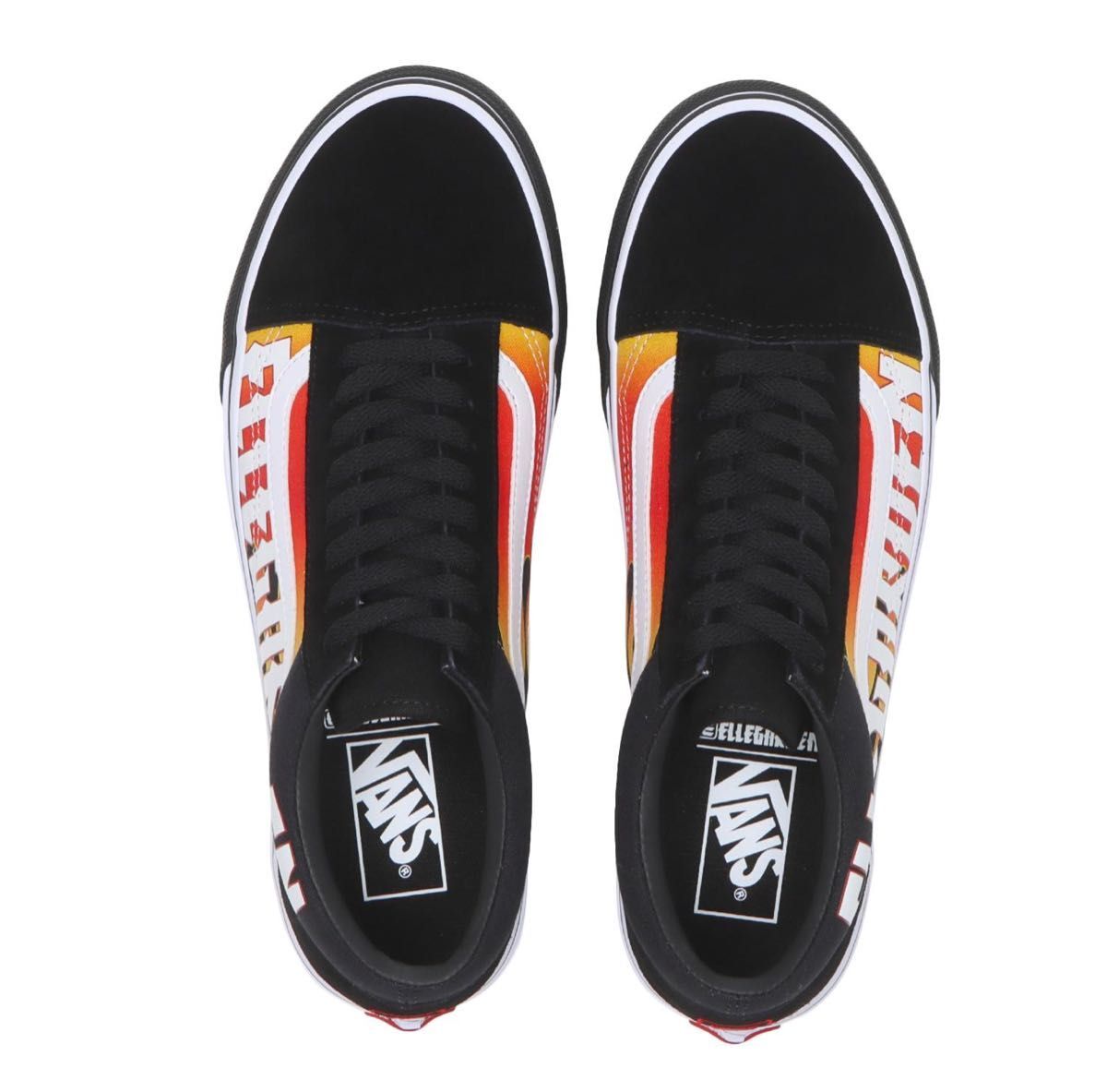 687687-0001 ELLEGARDEN Ã Vans Old Skool Black Flame (V36CF ELLE) (Men's)