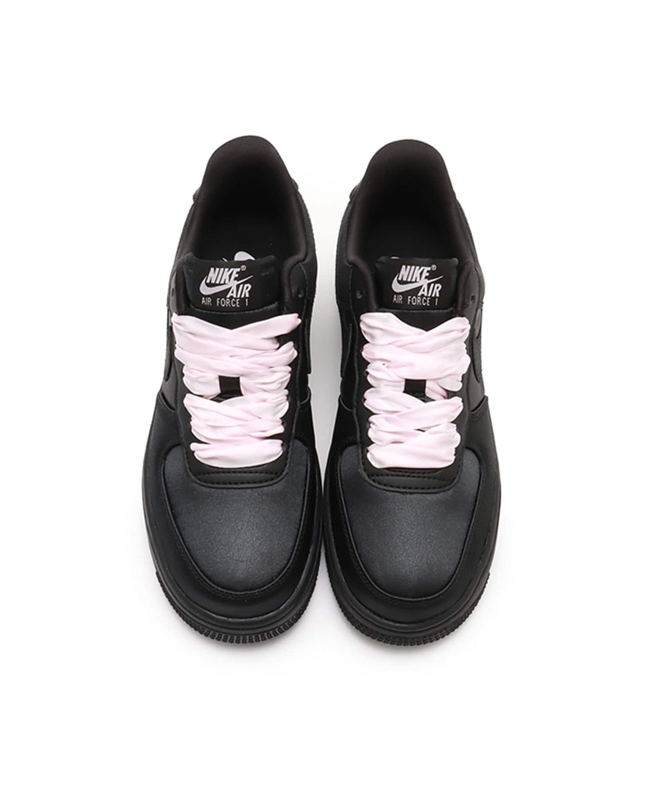 IH2034-010 Nike  Air Force 1 Low Black Satin (Women's)