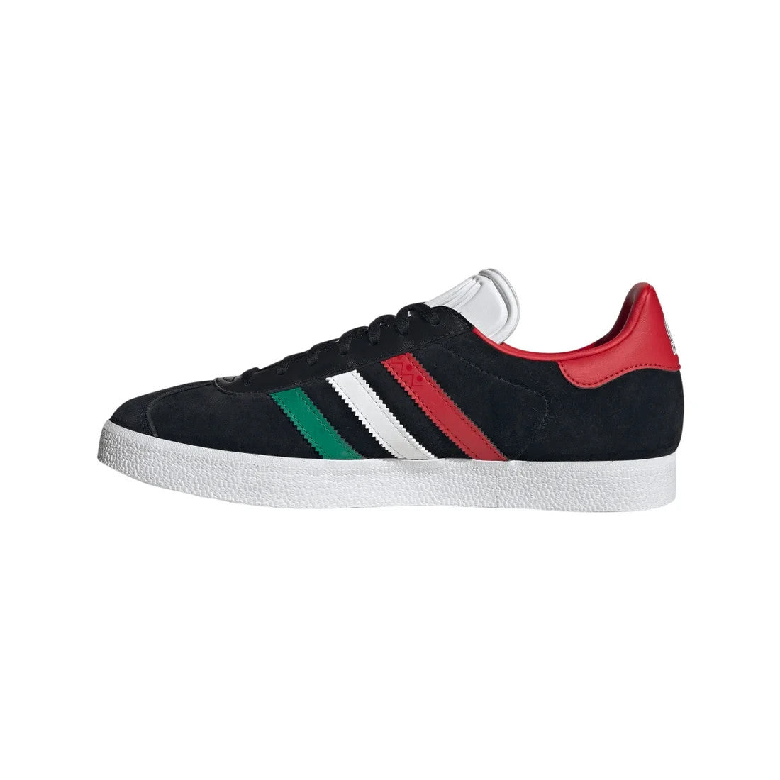 HQ9441 adidas Gazelle Core Black Cloud White Better Scarlet (Men's)