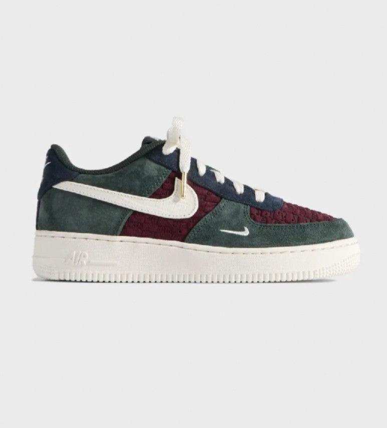 IM6037-600 KITH Nike GS Air Force 1 Low Night Maroon