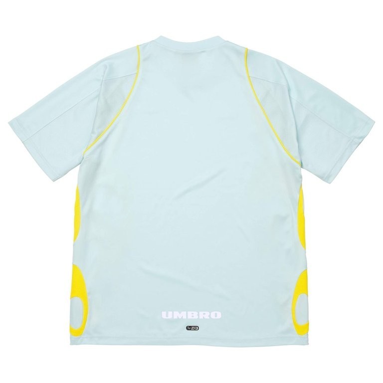 Supreme x Umbro Old English Soccer Jersey Light Blue