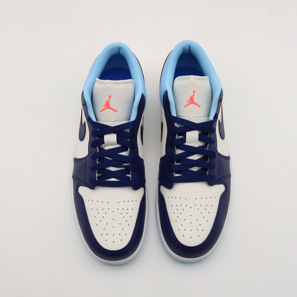 553558-149 Nike Air Jordan 1 Low Blue Chill (Men's)