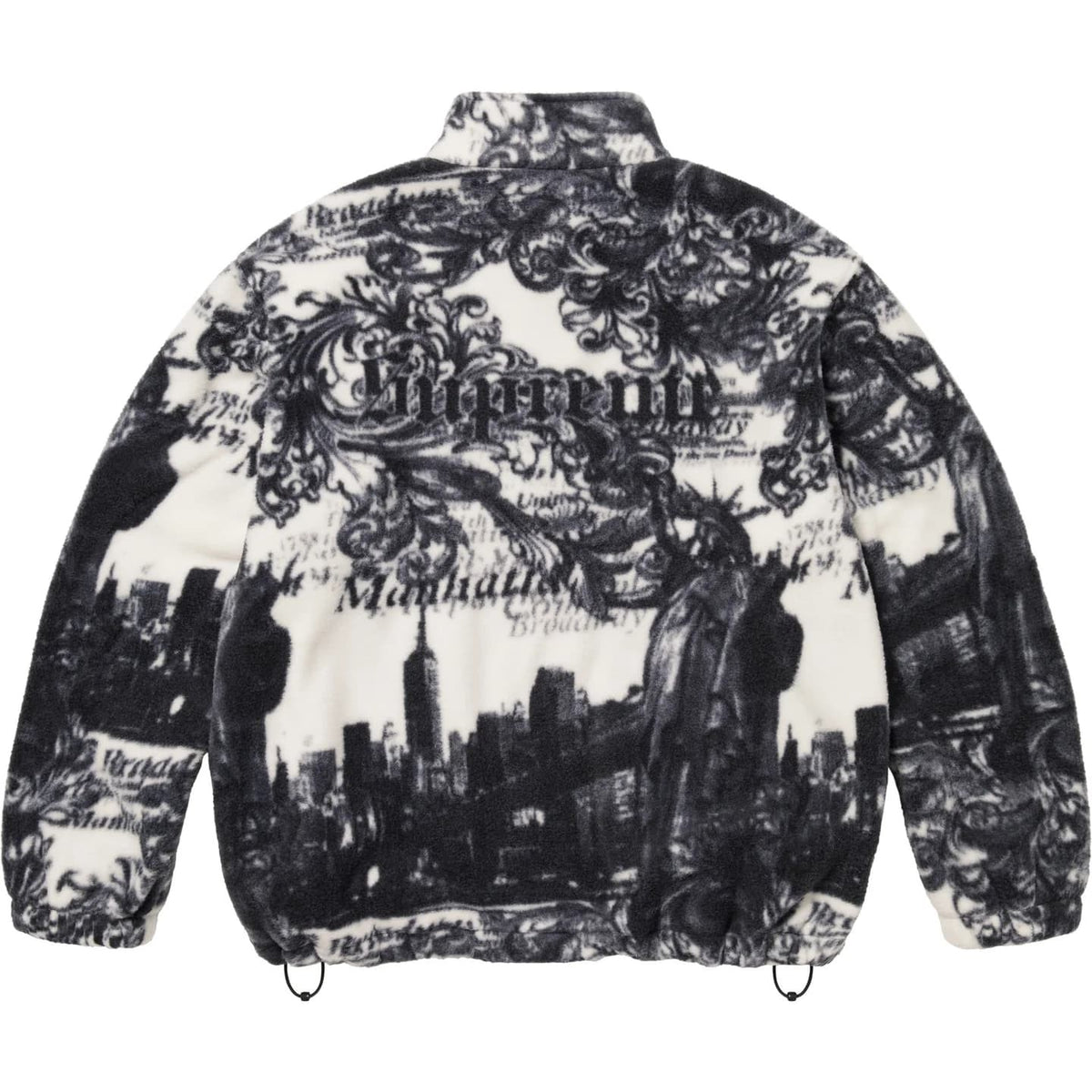 Supreme New York Fleece Jacket WhiteID-257279060213