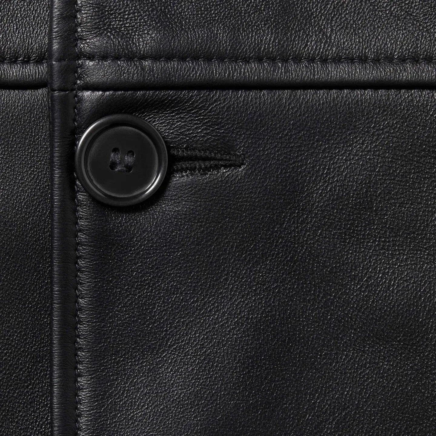 Supreme Schott Leather Car Coat Black