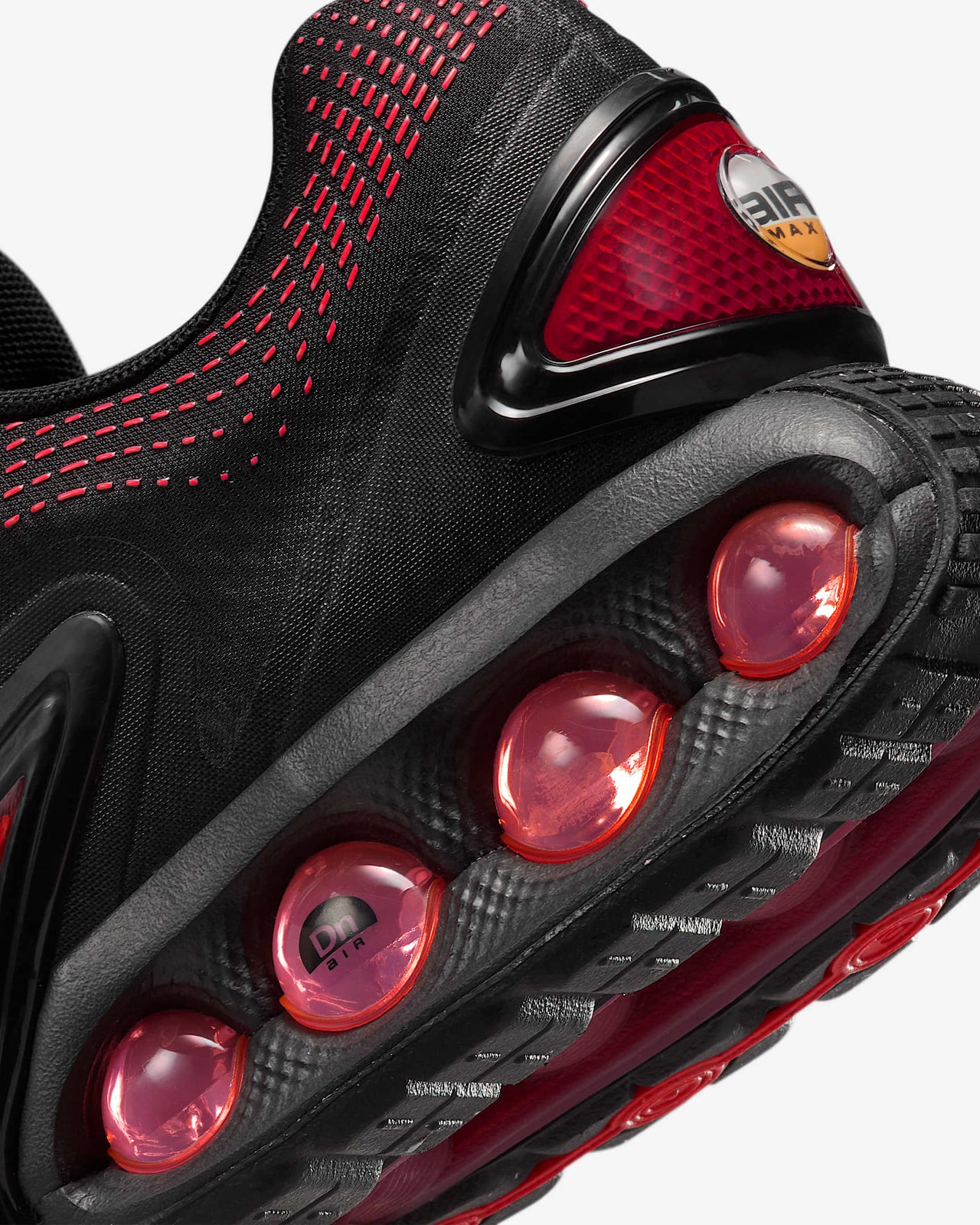 HV5235-002 Nike Air Max DN Essential Bred Black Black Bright Crimson (Men's)