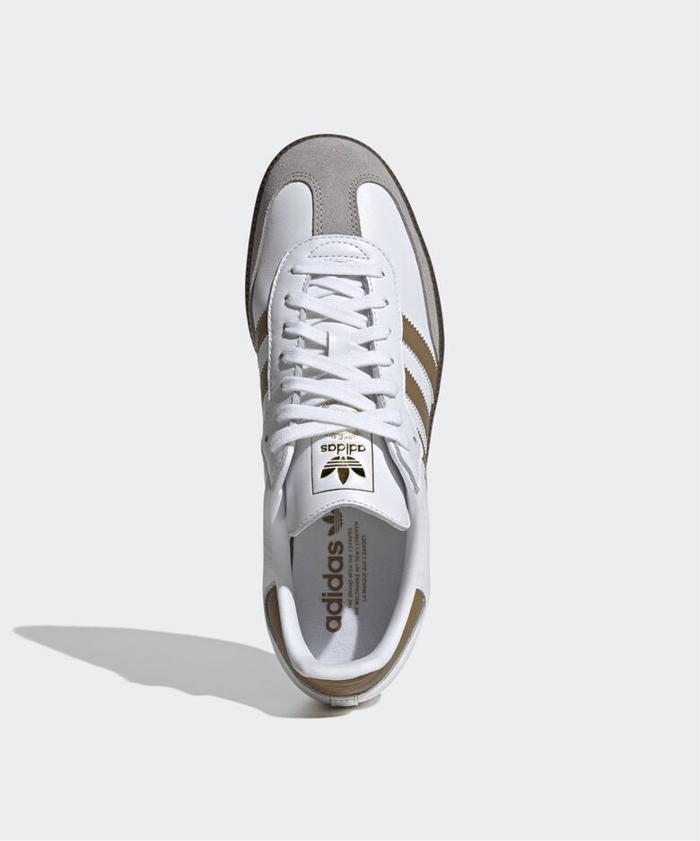 JH8796 adidas Originals Samba OG Cloud White Brown Desert Clear Granite (Men's)