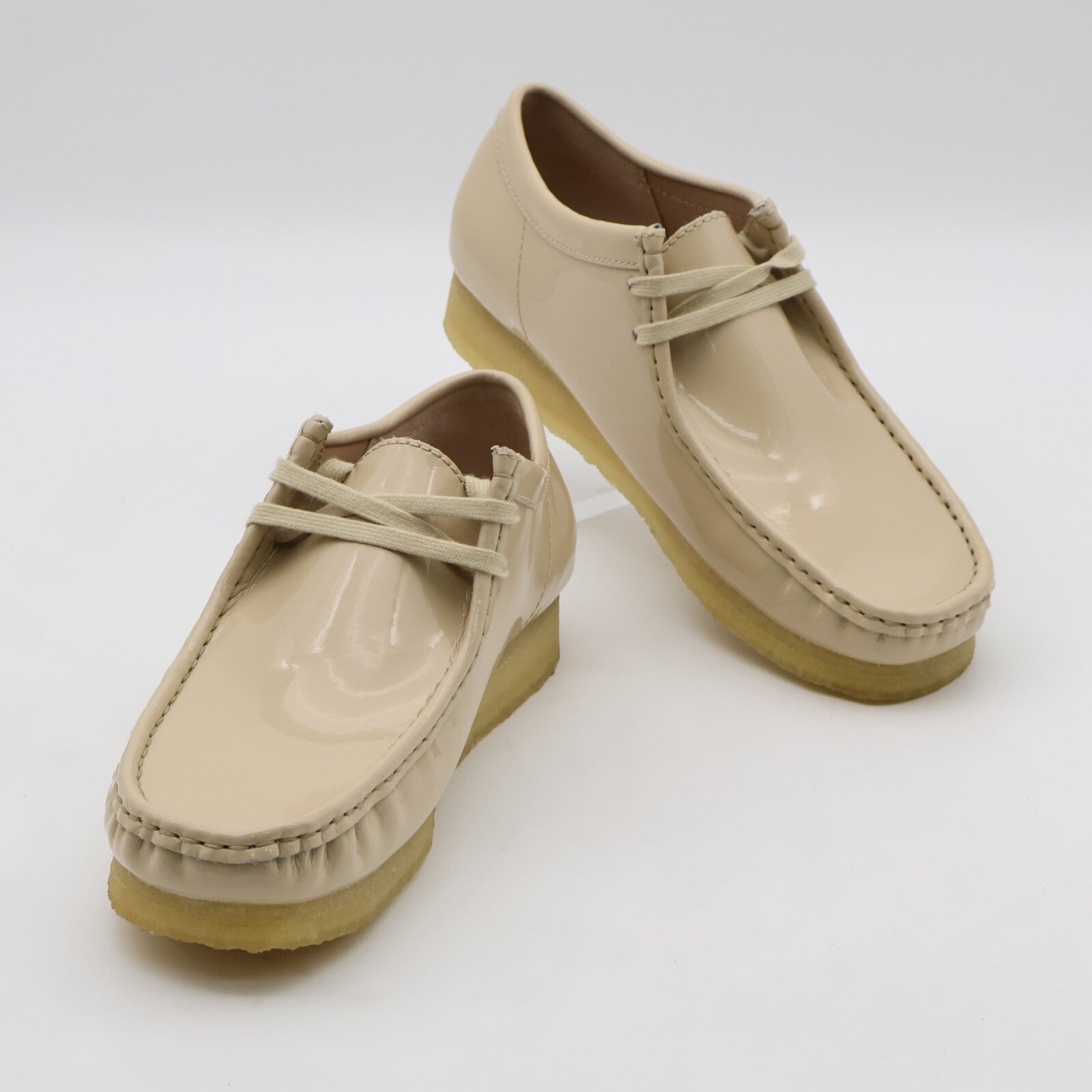 26176857 Supreme Clarks Patent Leather Wallabee Beige (Men's)