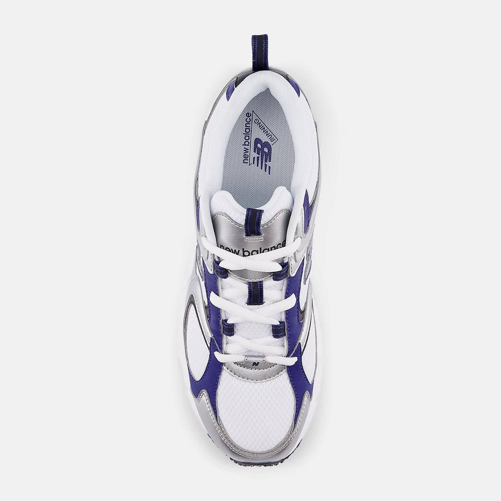 U40825M New Balance 408 "White/Silver Metallic And Blue Oyster"